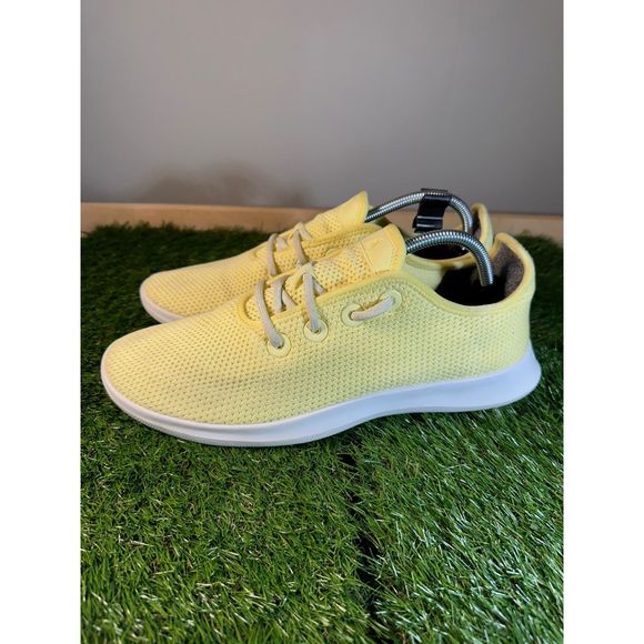 Allbirds Tree Runners Men Yellow Mesh Upper Lace Up Running Shoes Size US 11 M - Picture 2 of 9